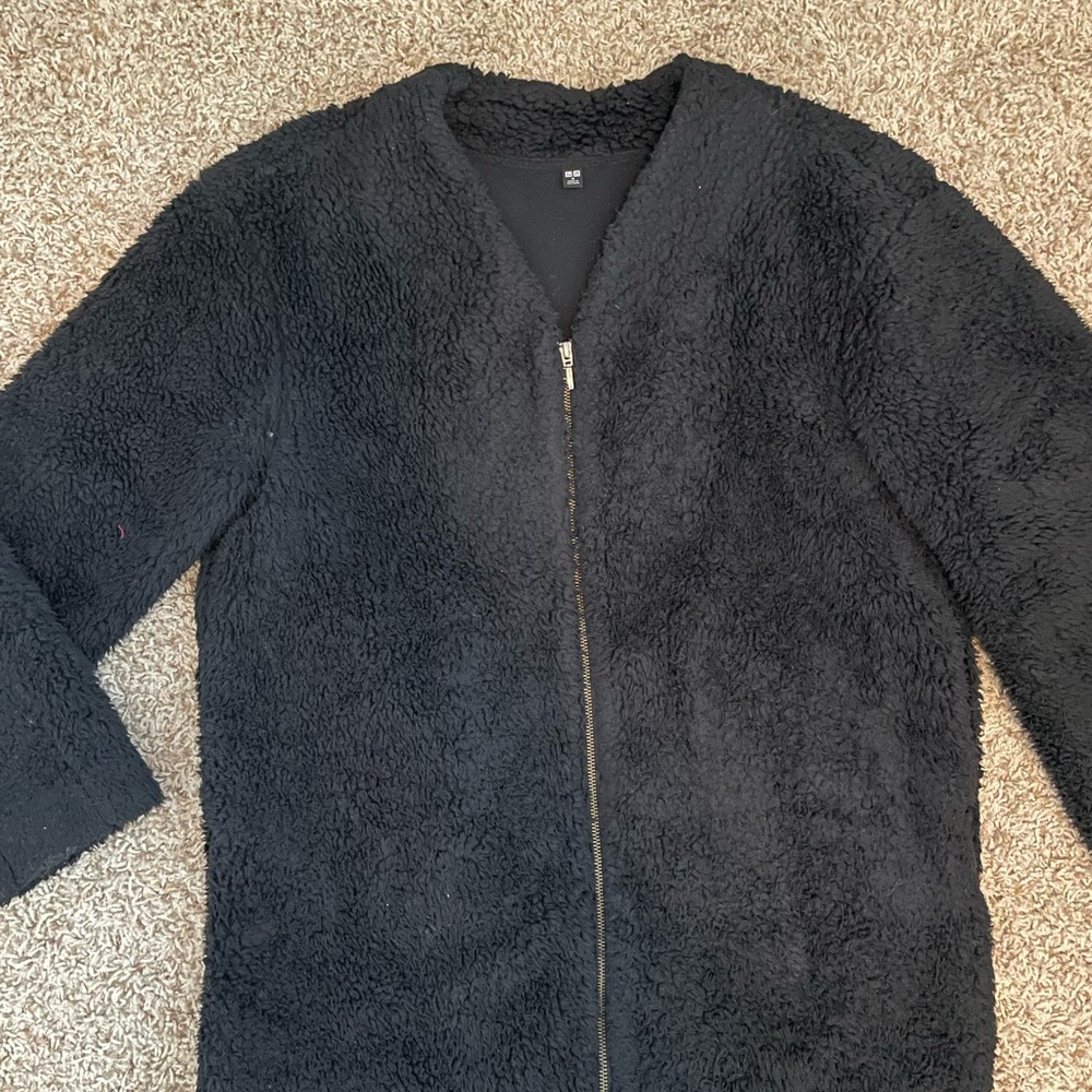 Uniqlo Sherpa long jacket